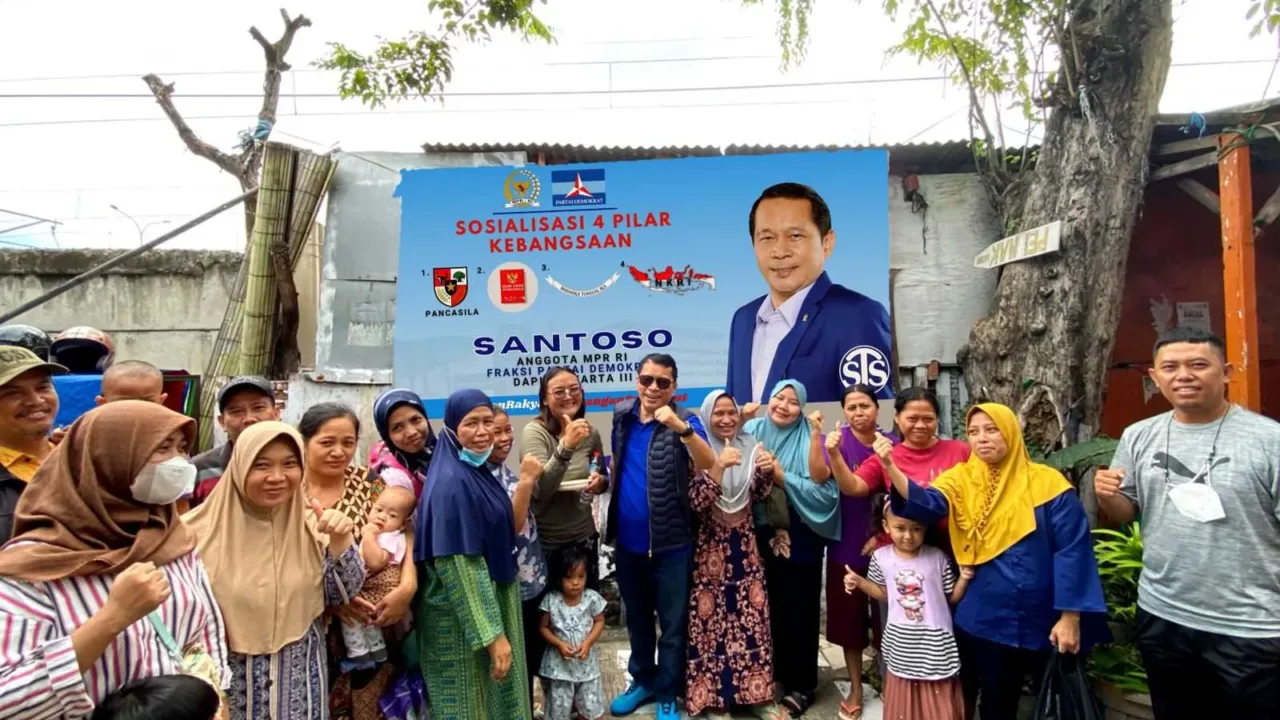 Legislator Demokrat Kembali Sosialisasikan Empat Pilar di Angke