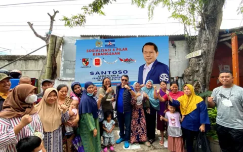 Legislator Demokrat Kembali Sosialisasikan Empat Pilar di Angke