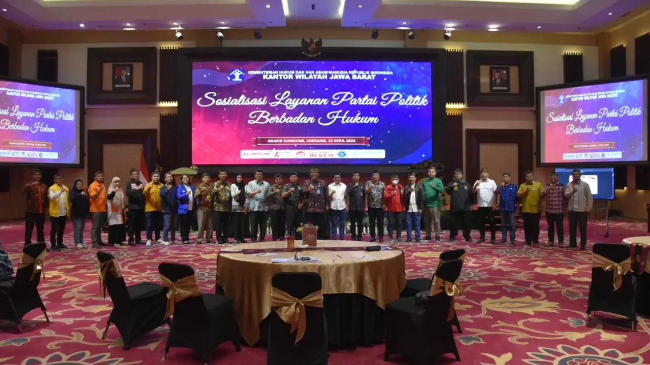 Kemenkumham Jabar Digitalisasi Pengkinian Data Parpol Berbadan Hukum, Begini Pentingnya