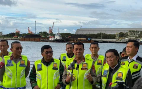 Kapolda Banten Memastikan Jalur Mudik Sepeda Motor di Pelabuhan Ciwandan