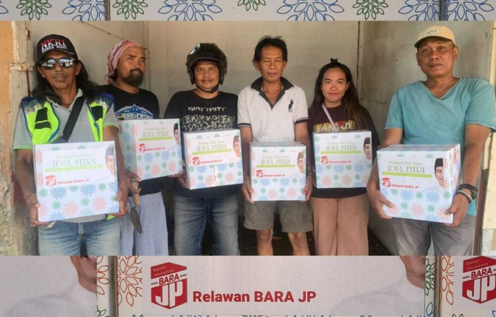 Bara Jp Banten Bagikan Ratusan Paket Sembako