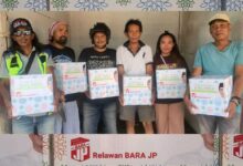 Bara Jp Banten Bagikan Ratusan Paket Sembako