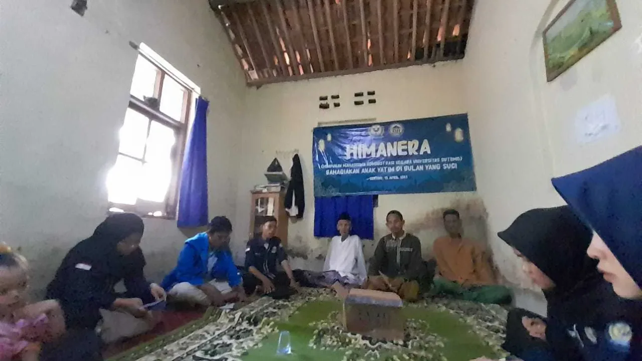 Bersama HIMANERA Berbagi Kebahagian Kepada Anak Yatim Dan Dhuafa