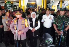 Kapolri dan Panglima TNI Awasi Terminal Purabaya Jawa Timur