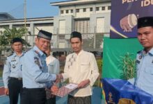619 Lapas Gunung Sindul Terima Remisi Idul Fitri