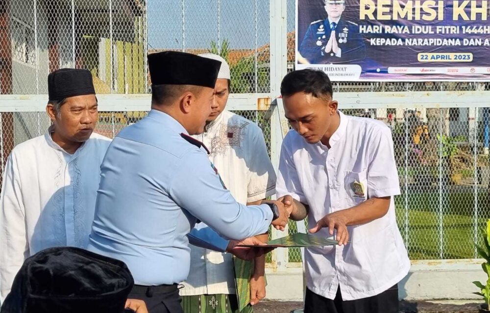 Lapas Indramayu Kemenkumham Jabar Berikan Remisi 397 Napi, 3 Orang Bebas