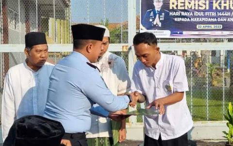 Lapas Indramayu Kemenkumham Jabar Berikan Remisi 397 Napi, 3 Orang Bebas