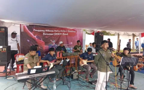 Rutan Bandung Bergema Tampilkan Band BKW29 dan Hibur Pengunjung