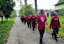Olahraga Pagi Pegawai Bapas Subang Pasca Idul Fitri 1444 H, Begini Keseruannya