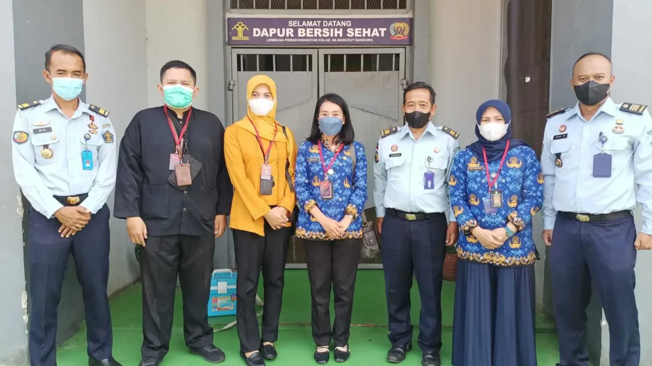 Dinkes Kota Bandung Cek Dapur Lapas Banceuy, Ini Alasannya