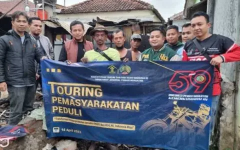 Lapas Indramayu Peduli Korban Kebakaran di Desa Segeran