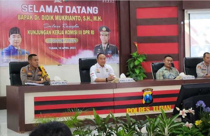 Komisi Iii Dpr Ri Usulkan Polres Tuban Naik Tipe, Begini Alasannya
