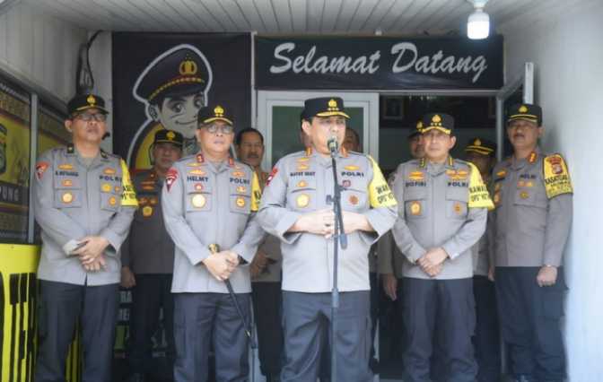 Kapolda Lampung Dampingi Kunker Wakapolri Pantau Arus Mudik Di Bakauheni