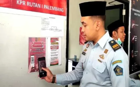 Berkunjung ke Rutan Kelas I Palembang Gunakan Aplikasi Burgo Rajo, Begini Manfaatnya