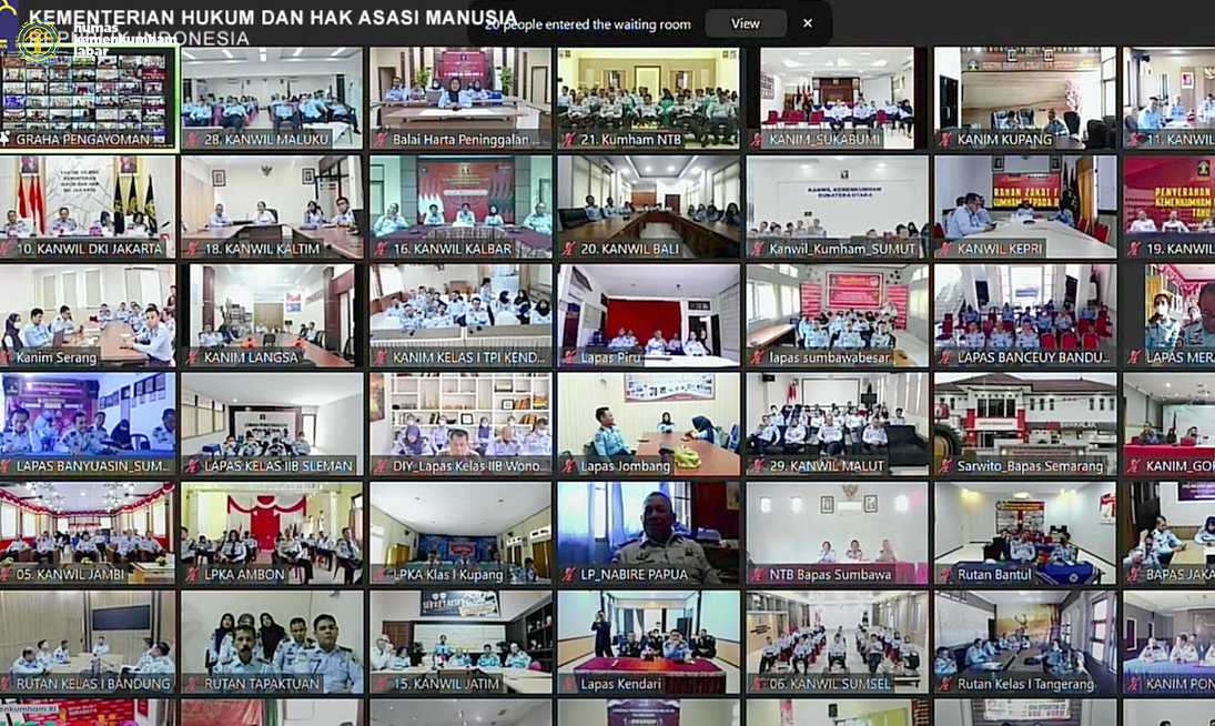 Keluarga Besar Kemenkumham Serahkan Zakat Pada Baznas, Simak Selengkapnya