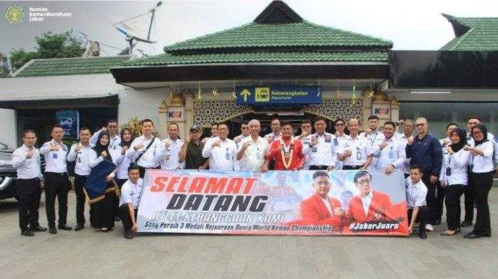 Istimewa, Kumham Jabar Sambut Pegawai Rutan Bandung Harumkan Indonesia Di Internasional
