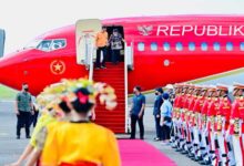 Tiba Di Labuan Bajo, Presiden Ikuti Simulasi Penyambutan Pemimpin Asean