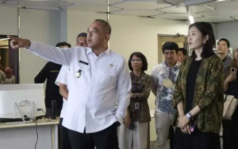 Delegasi Korea Melihat Langsung Sistem Pelayanan SP4N-LAPOR di Kabupaten Tangerang