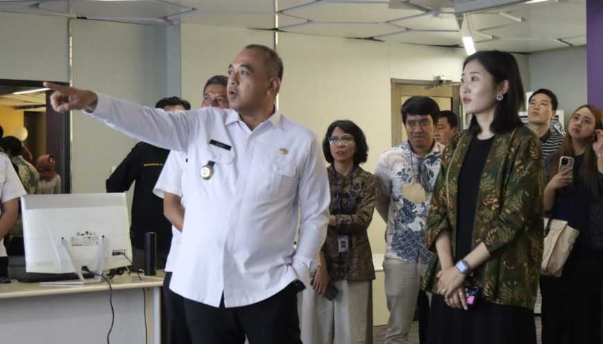 Delegasi Korea Melihat Langsung Sistem Pelayanan Sp4N-Lapor Di Kabupaten Tangerang