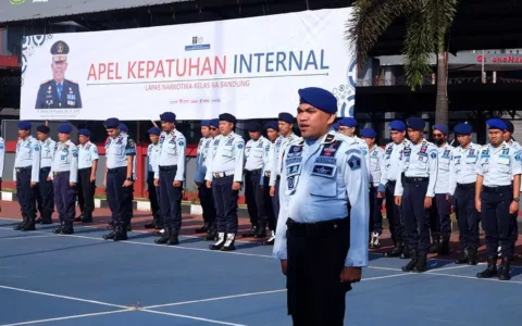 Lapas Narkotika Kelas II A Bandung Gelar Apel Kepatuhan Internal, Simak Pentingnya
