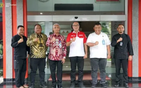 Kakanwilkumham Jabar R. Andika Dwi Prasetya Sambut Baik Kunjungan Kerja Kabiro Keuangan Kemenkumham RI