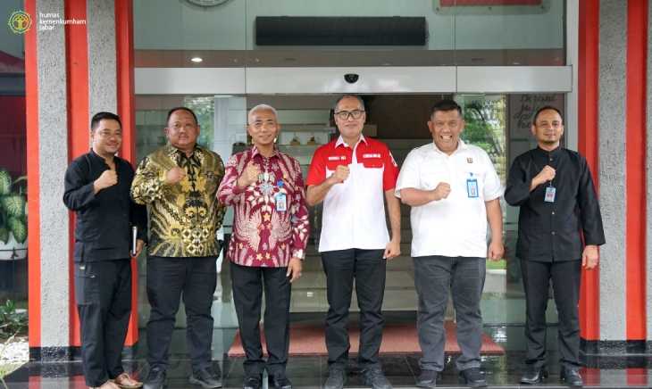 Kakanwilkumham Jabar R. Andika Dwi Prasetya Sambut Baik Kunjungan Kerja Kabiro Keuangan Kemenkumham Ri