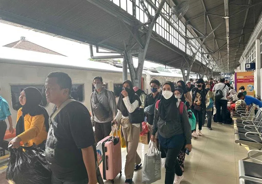 Arus Balik, Volume Penumpang Kereta Api Terakhir Mencapai 44.000