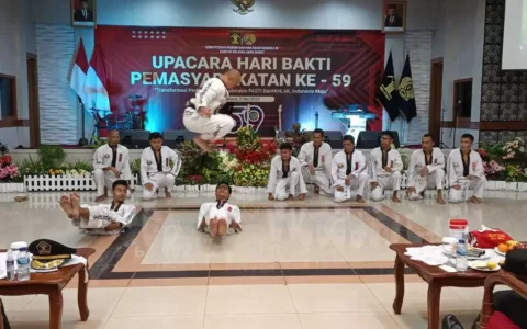 Rutan Kelas 1 Bandung Kemenkumham Jabar Persembahkan Seni Bela Diri Di Hari Bakti Pemasyarakatan Ke 59