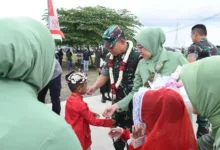 Kasad Cek Pembangunan Rumdis Prajurit Yonmek 516 Caraka Yudha