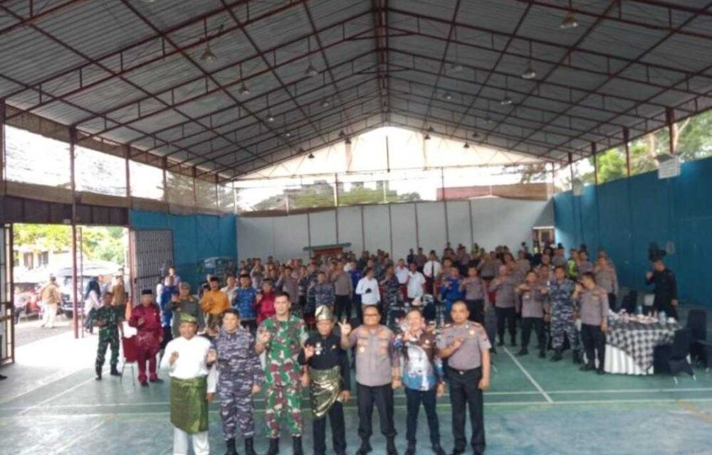 Walikota Tanjung Balai Hadiri Halal Bihalal Sinergitas Tni - Polri