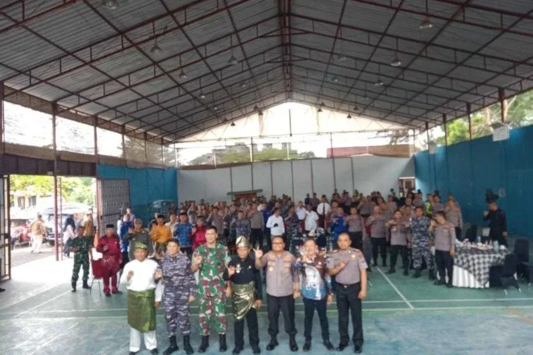 Walikota Tanjung Balai Hadiri Halal Bihalal Sinergitas TNI – Polri