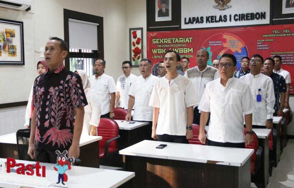 Lapas Cirebon Kemenkumham Jabar Ikuti Syukuran Hari Bakti Pemasyarakatan Ke 59