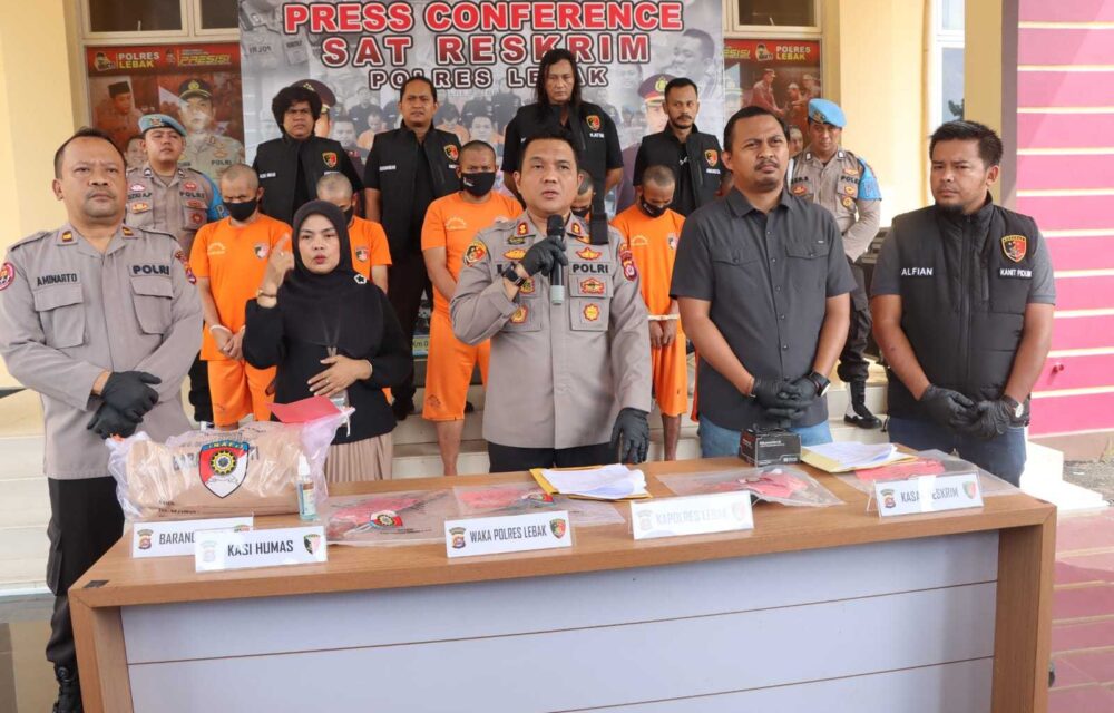 Satreskrim Polres Lebak Ringkus Enam Pelaku Pengeroyokan Di Sajira