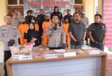 Satreskrim Polres Lebak Ringkus Enam Pelaku Pengeroyokan Di Sajira