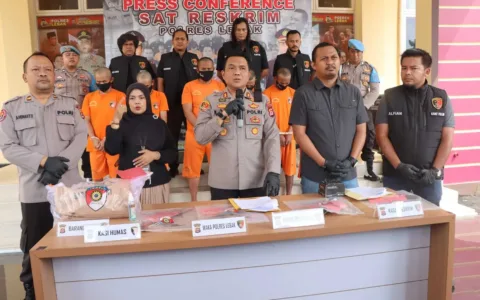 Satreskrim Polres Lebak Ringkus Enam Pelaku Pengeroyokan di Sajira