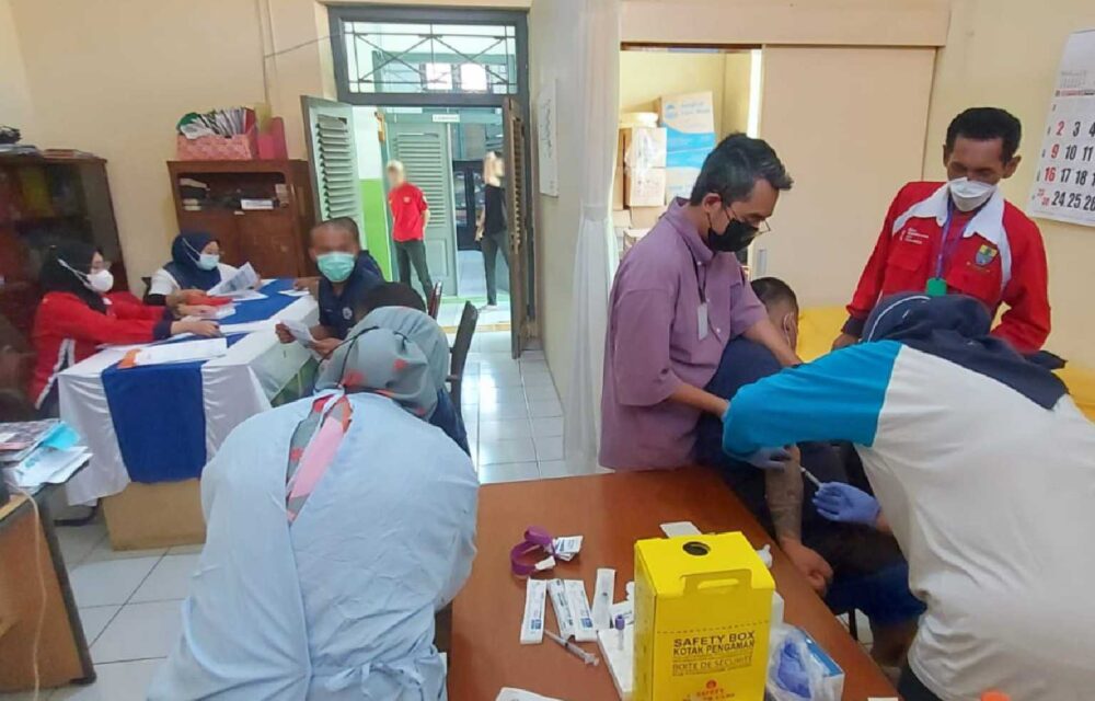 Lapas Cirebon Jaga Kesehatan Para Wbp Dengan Laksanakan Screening Penyakit Menular Hiv/Aids