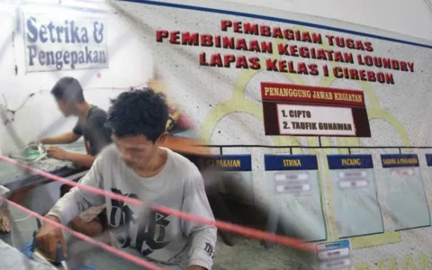 Lapas Cirebon Kembangkan Bakat Warga Binaan Dengan Usaha Laundry