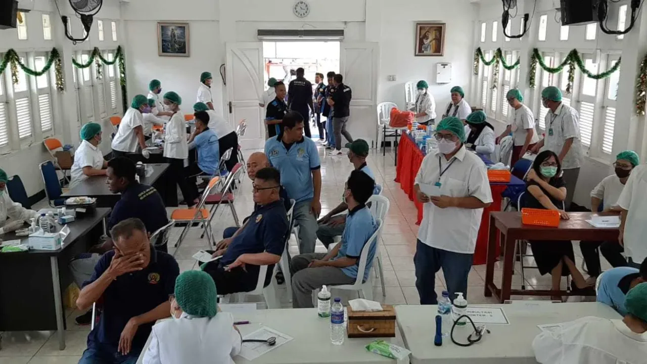 Lapas Khusus Gunung Sindur Bareng GPIB Karunia Berikan Pengobatan ke WBP