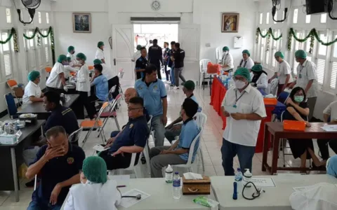 Lapas Khusus Gunung Sindur Bareng GPIB Karunia Berikan Pengobatan ke WBP