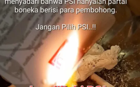 Innalillahi, PSI Dituding Diisi Para Caleg Titipan dan Bermasalah