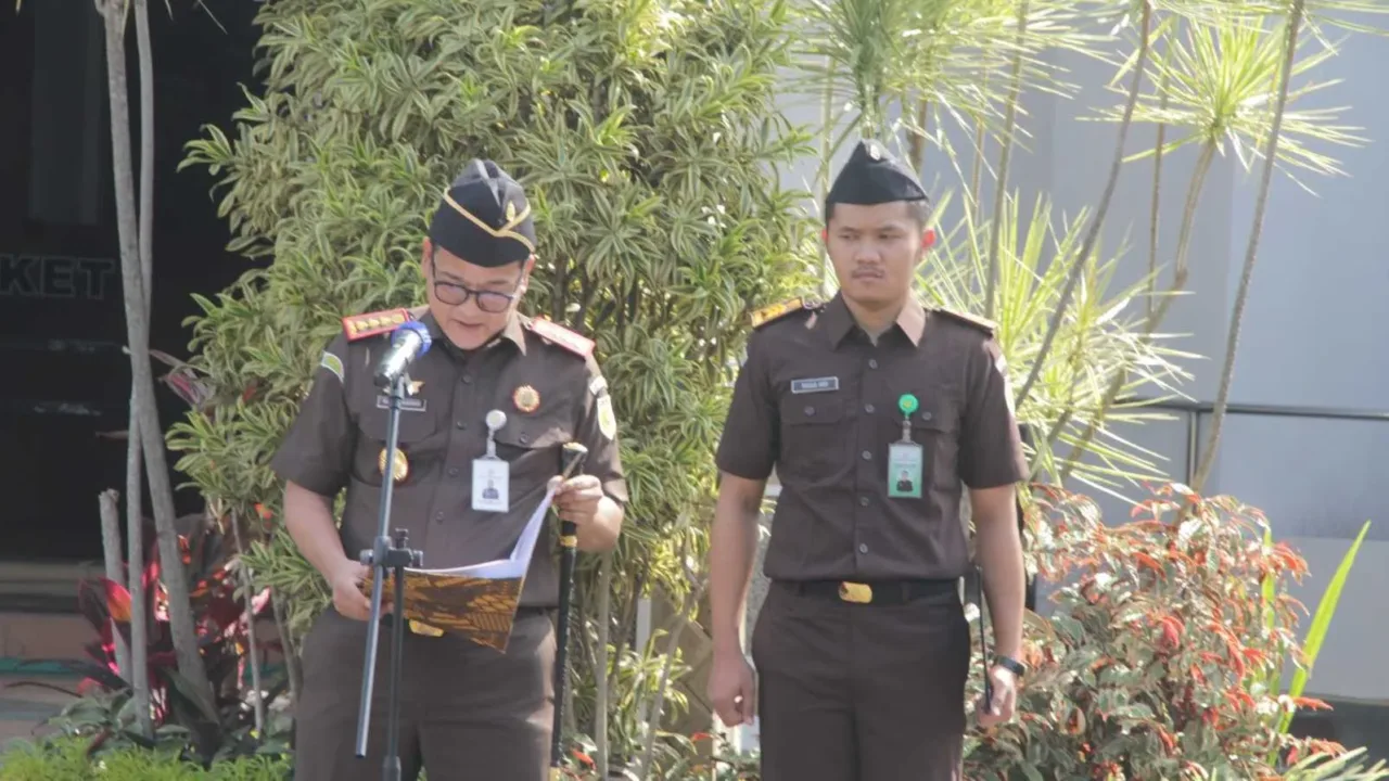 Kejari Kota Malang Gelar Upacara HUT ke 72 Persaja