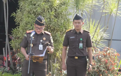 Kejari Kota Malang Gelar Upacara HUT ke 72 Persaja
