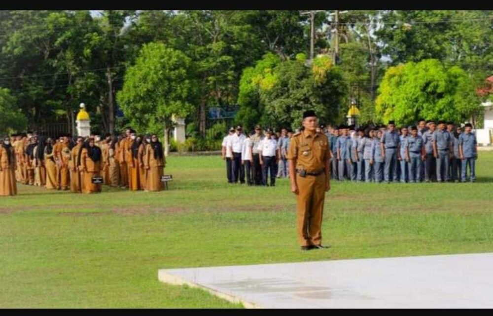Walikota Tanjung Balai Pimpin Apel Perdana Pasca Lebaran
