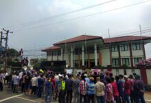 Famtu Berunjuk Rasa Di Pt Banten, Desak Terdakwa Djoko Sukamtono Dihukum Seberat-Beratnya