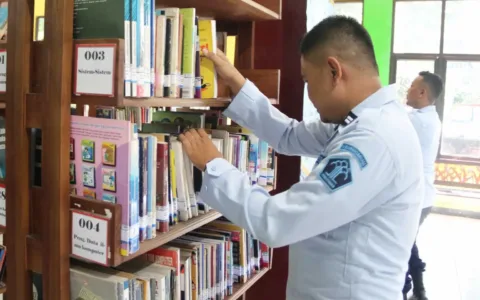 Lapas Cirebon Tingkatkan Literasi WBP Dengan Berkolaborasi Bersama Perpustakaan Umum Cirebon