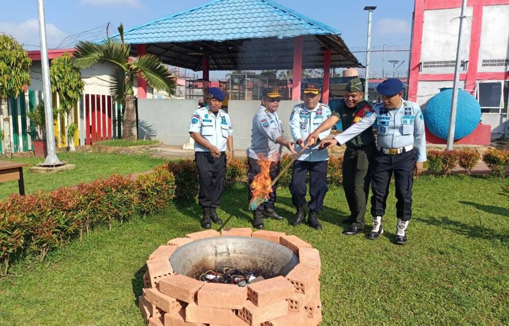 Bersama Zero Halinar, Rutan I Palembang Gaungkan Komitmen Untuk Lebih Maju