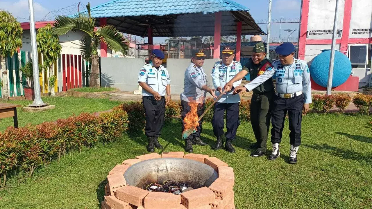 Bersama Zero Halinar, Rutan I Palembang Gaungkan Komitmen Untuk Lebih Maju