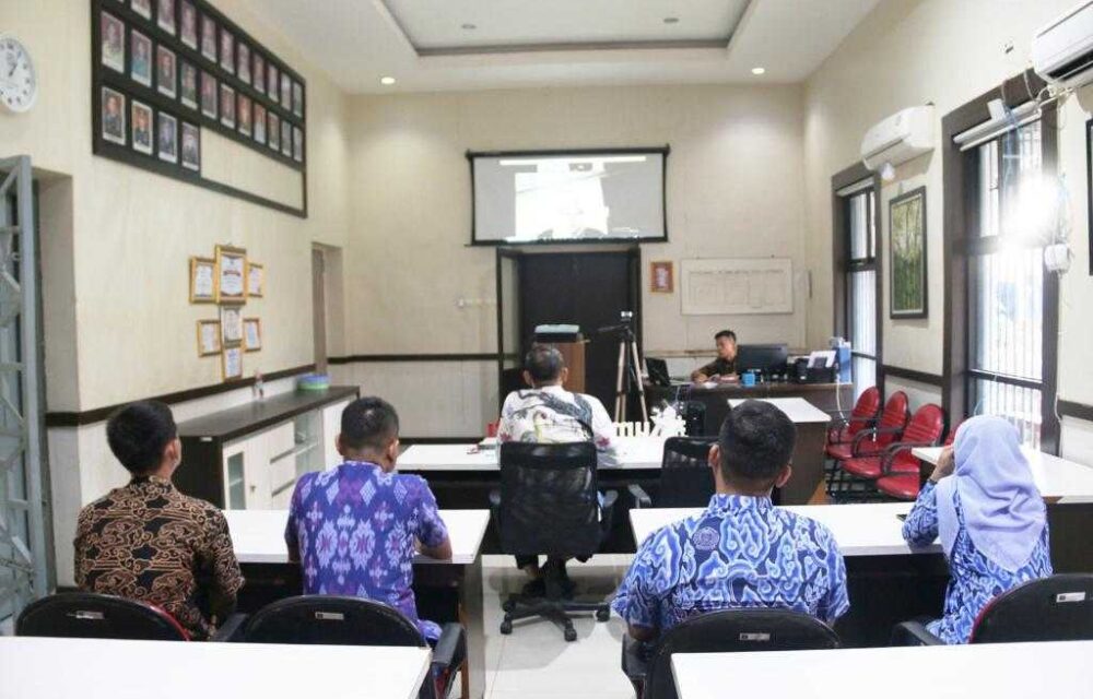 Lapas Cirebon Ikuti Desk Evaluation Dari Kemenpan Rb Secara Virtual