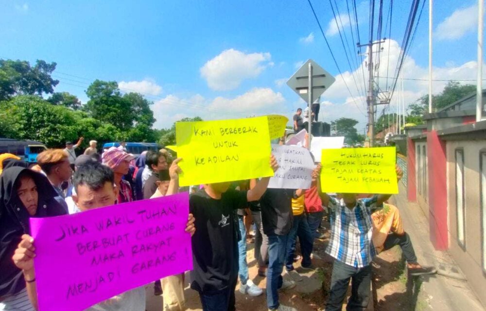 Ribuan Massa Famtu Kembali Geruduk Pengadilan Tinggi Banten Tuntut Mafia Tanah Dihukum Berat