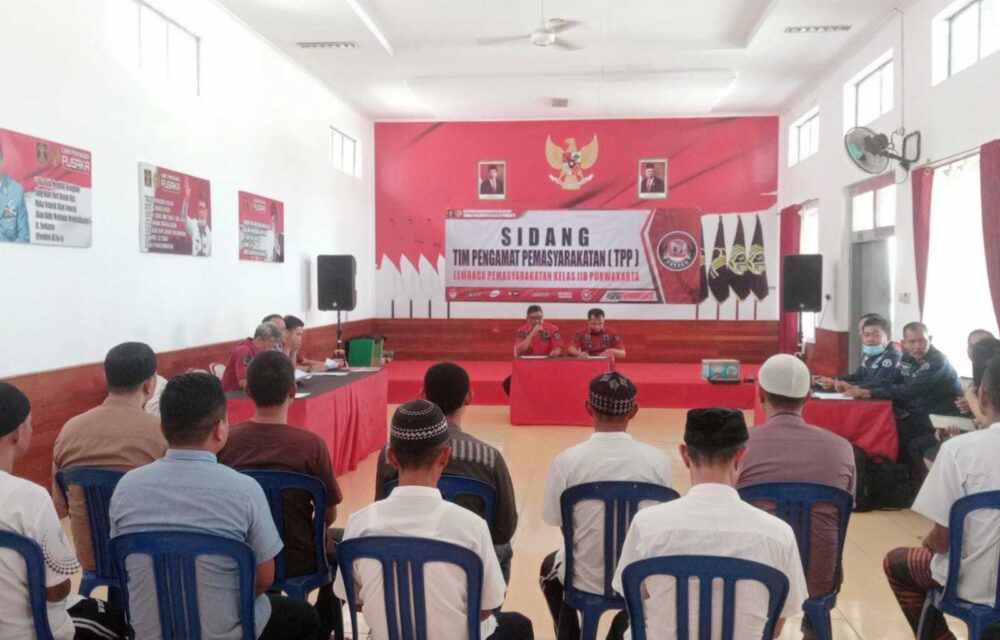 Pk Bapas Subang Ikuti Sidang Tpp Di Lapas Purwakarta